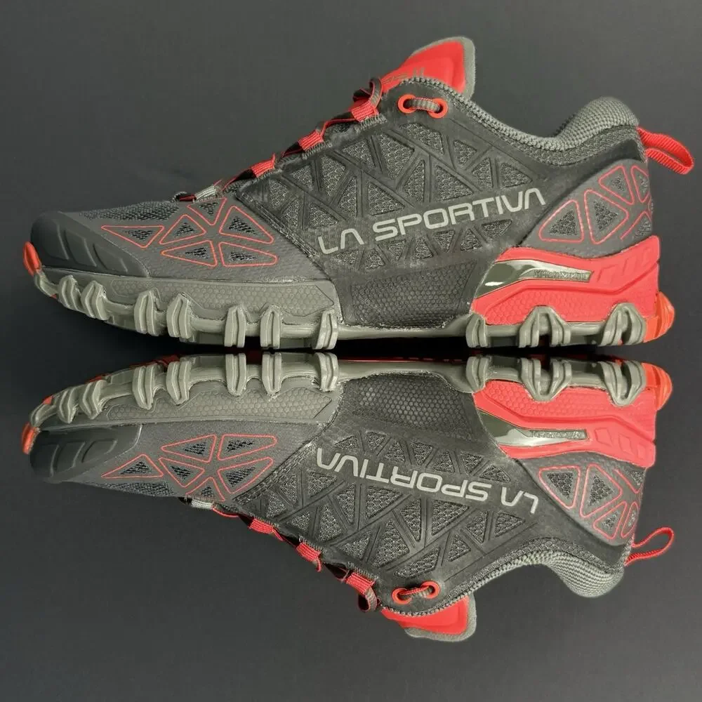 La Sportiva Bushido II Womens Size 7 Carbon Orange Trail Running Shoes EU 38